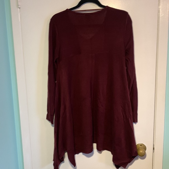 Like new - wine coloured tunic sweater - Picture 4 of 4